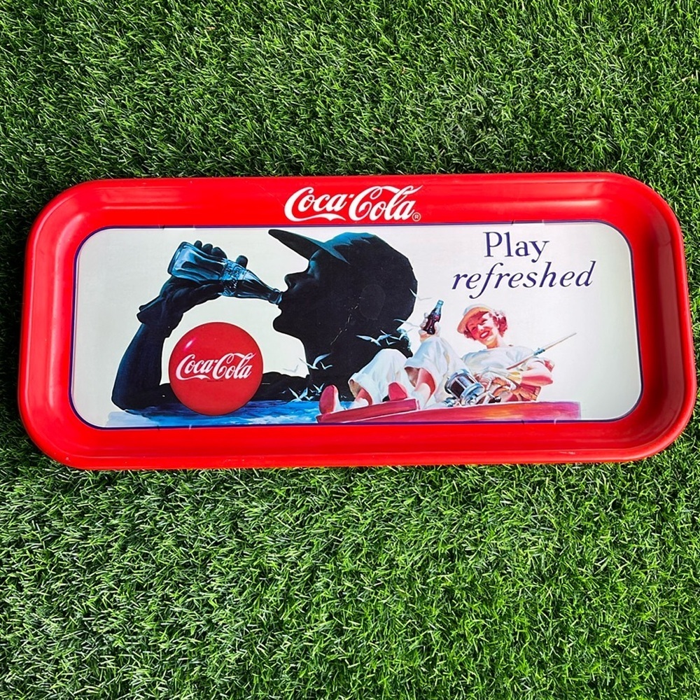 COCA-COLA Play Refreshed Metal Tray